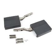 Compas Agile Smart porte relevable 960 - 2350 plastique Anthracite Acier plastique