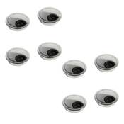 Lot 8 passe-câbles circulaires diam. 60mm encastré Zamak Chromé