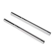 Kit quincaillerie porte coulissante bois Wall fermeture souple Acier alu. plastique