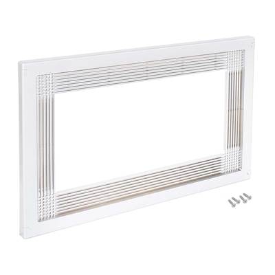 Cadre micro-ondes à encastrer dans éléments cuisine mod. 600mm 600x400mm plastique Blanc
