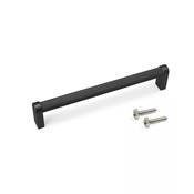 Lot 5 poignées meubles Bergen L173mm entraxe 160mm alu. noir