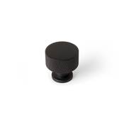 Lot 10 boutons meubles Argos diam. 30mm alu. noir