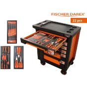 Servante d'atelier 6 tiroirs équipée avec 3 modules