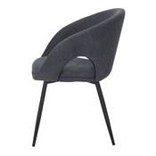 Lot 2 chaises tapissées style contemporain bleu