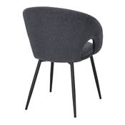 Lot 2 chaises tapissées style contemporain bleu