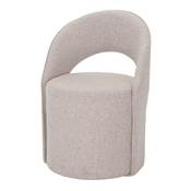 Lot 2 Poufs chaise fauteuil tapissé style contemporain toast