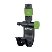 Support robinet pour tuyau d'arrosage avec raccord