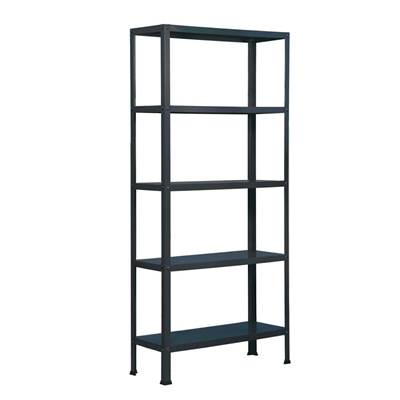 Étagère en métal anthracite 5 étagères charge 100 kgs dim.1800x1000x300mm à visser
