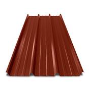 Couverture bac acier galvanis Rouge pour Abri Une Pente Adoss V1PA, 350cmx550cm