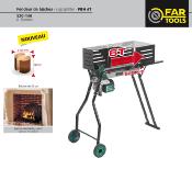 Fendeur de bûche horizontal FBH 6T électrique 2300w 6 tonnes