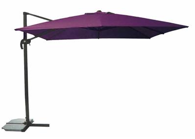 Parasol coloris Mandarine 300x300x280 cm