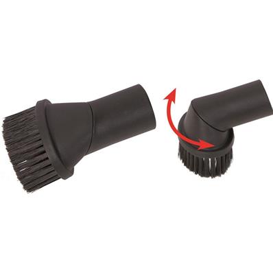 Brosse plastique articulée orientable pour aspirateur