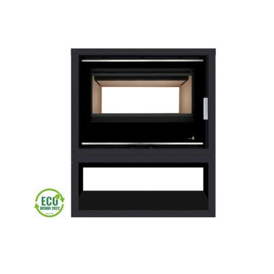 Insert cheminée poêle à bois PORTIMAO-SL-795-S-DF-BOX, 7KW, dble face