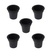 Accessoire porte-objets Pot plastique noir plastique