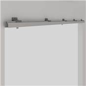 Kit Railway Système coulissantes portes coulissantes bois fermeture souple 80kg alu. mat