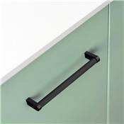 Lot 5 poignées meubles Bergen L173mm entraxe 160mm alu. noir