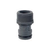 Raccord gros débit adaptateur mâle 1" pour pompe eau