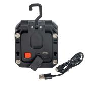 Lampe leds multi-usage 20w à batterie 2000 lumen