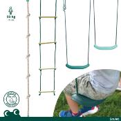Portique en bois pour enfants ERNEST,  Dim.276x189x222cm, âges 3 à 12 ans