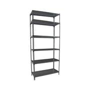 Étagère en métal anthracite 6 étagères charge 200 kgs dim.2500x1200x500mm sans vis