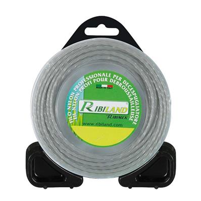 Fil carré torsadé pour débroussailleuse 3 mm, 15m