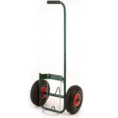Chariot pour bouteille de gaz roues gonflables