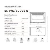 Insert cheminée bois PORTIMAO-SL-795-S, ventilation , 8Kw