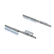 Coulisses table extensible relevable Oplà  Folding+39 alu. Acier inox anodisé