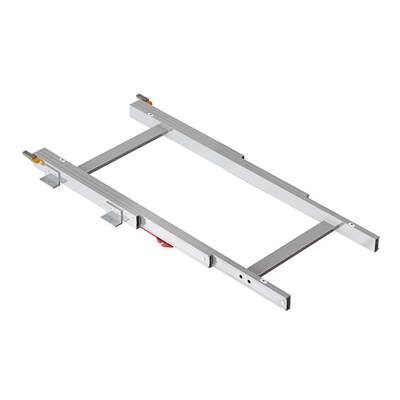 Rails table coulissante Twice Top alu. Anodisé mat