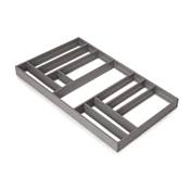 Organisateur tiroirs Alumount 900x500 alu. Anthracite