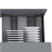 Orderbox Porte-assiettes tiroir 120x470mm alu. plastique Anthracite