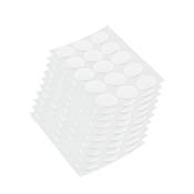 Lot 900 cache-vis adhésifs diam. 13mm plastique blanc