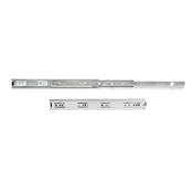 Jeu coulisses billes billes sortie totale supports haut. 45mm long. 450mm Acier Zingué