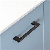Lot 5 poignées meubles Sofia L189mm entraxe 160mm alu. noir