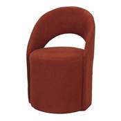 Lot 2 Poufs chaise fauteuil tapissé style contemporain tuile