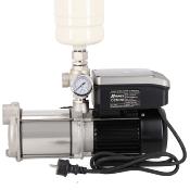 Pompe de surface auto amorcante 1300w variation débit 4 turbines inox