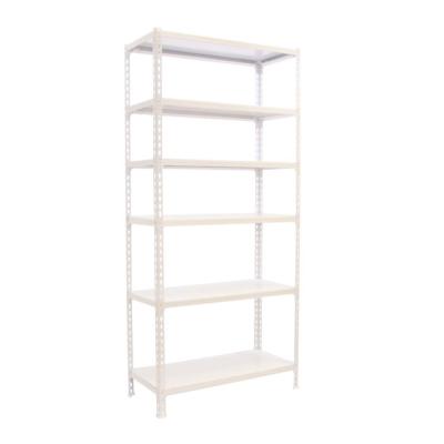 Étagère en métal blanc 6 étagères charge 200 kgs dim.2500x1100x500mm sans vis