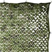Toile d'ombrage ajourée carré camouflage 100g/m² dim.3x3m
