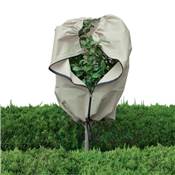 Housse hivernage diam120 x hauteur 250cm 70g/m2 avec glissière beige