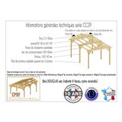 Abri Deux Pentes, Bois DOUGLAS Français