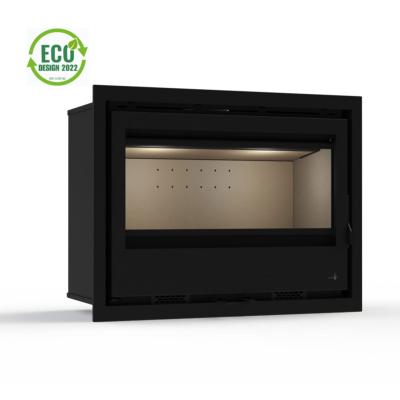 Pack Insert cheminée bois LAGOS-C-695, 7.3KW, Cadre 3 côtés