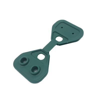 Attache filet vert / 2 points - sachet de 25 pièces