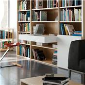 Coulisses table extensible relevable Oplà  Folding+39 alu. Acier inox anodisé