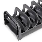 Orderbox Porte-assiettes tiroir 120x470mm alu. plastique Anthracite