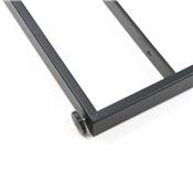 Jeu Lader set cadres d'étagères haut. 1150mm Acier noir