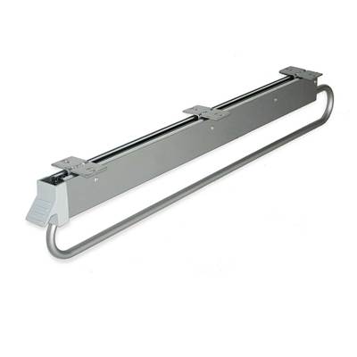 Porte-vêtements extractible armoire grande prof. Self 800 alu. Acier plastique