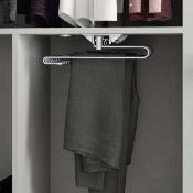 Porte-pantalons extractible en Acier