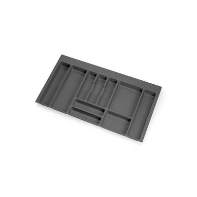 Range-couverts Optima tiroir universel mod. 900mm plastique Anthracite