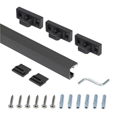 Profil suspendre les accessoires cuisine Titane long. 1.1m alu. Anthracite