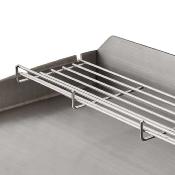 Plancha gaz modèle Silvia II G 4 feux 10kw en Inox à poser